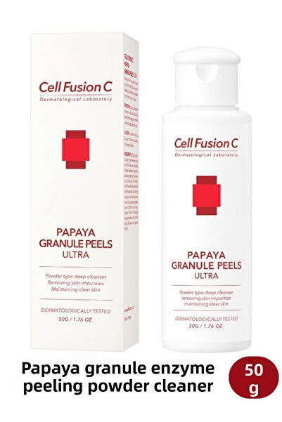 Cell Fusion C مسحوق تقشير إنزيم حبيبات البابايا 50 جرام - منظف