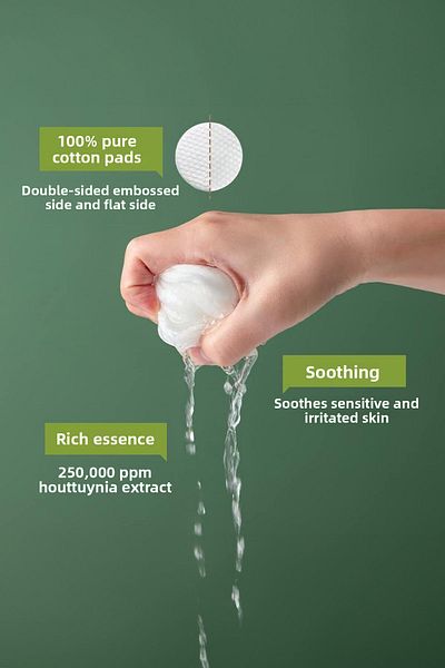Hanskin Calming Toner Pad-Calming Toner Pad with Houttuynia Extract/moisturizer/purifying/60pcs