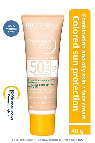 Bioderma فوتوديرم كفر تاتش خفيف جدًا بمعامل حماية 50 40 مل