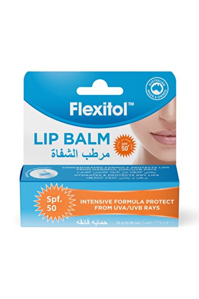 FLEXITOL مرطب الشفاه بعامل حماية من أشعة الشمس SPF 50+، 10 جم