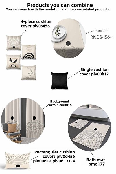 Pilloveland Αντιολισθητική βάση που πλένεται 2 τεμαχίων χαλάκι μπάνιου - μοτίβο τόξου 60*100 cm - 50*60 cm