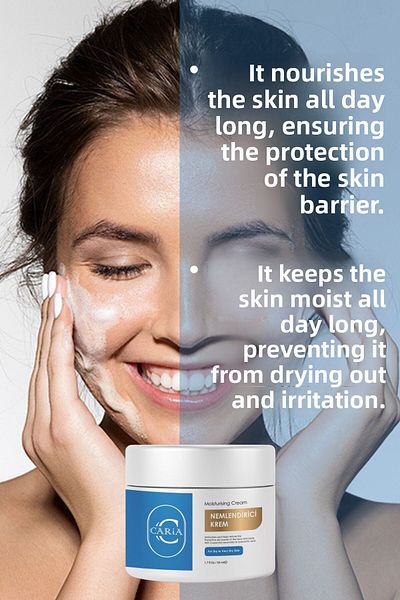 Caria 50 ml Moisturizing Face Cream - Skin Tone Equalizer, Brightening Water Based Moisturizer