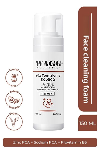 WAGG Cosmetics رغوة تنظيف الوجه للرجال 150 مل