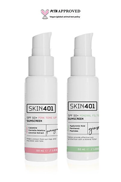 Skin401 Sunscreen Set with Color Equalizer and Mineral Filter