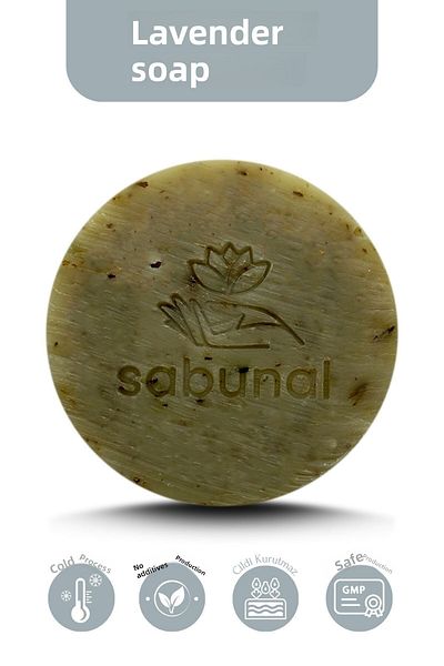 sabunal صابون اللافندر 3 قطع - صابون العناية الطبيعية بتأثير منعش