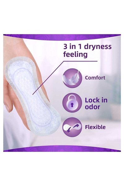 Orkid Light Scented Daily Pad Long Extra Protection 208 Pack Giant Economy 4 Pack X 52 Pads