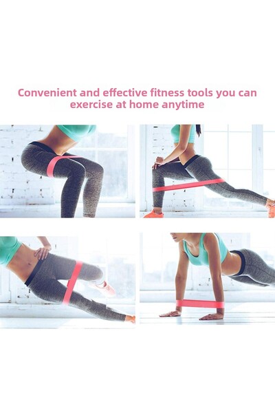 Ultio Spor Set de 5 bucăți, cu duritate gradată, Pilates, yoga, ghemuit, bandă pentru aerobic, material elastic special