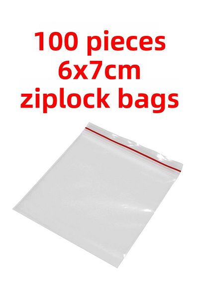 Balkan Ziplock Bag Clear Bag 6X7 cm 100 Pieces Henna Cookie Nuts Pickled Nylon