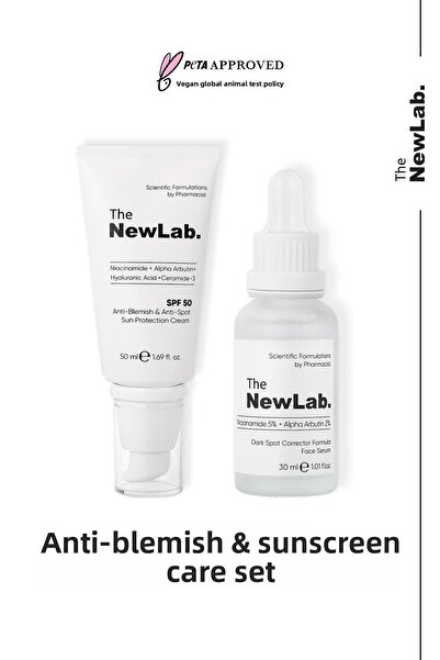 the newlab. Anti-Blemish and Sunscreen Care Set