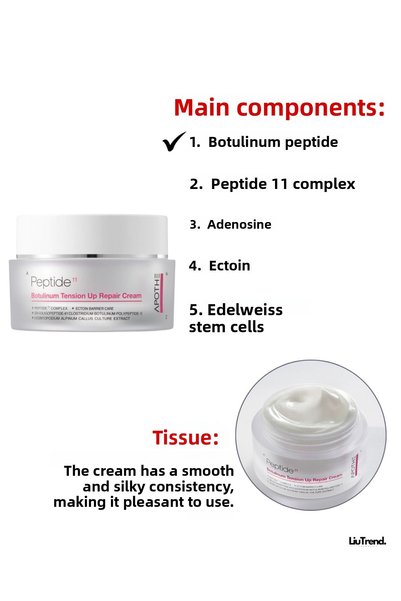 APOTHE Peptide 11 Botulinum Tension up Repair Cream 50 ml Liposomal Firming Cream with Botulin