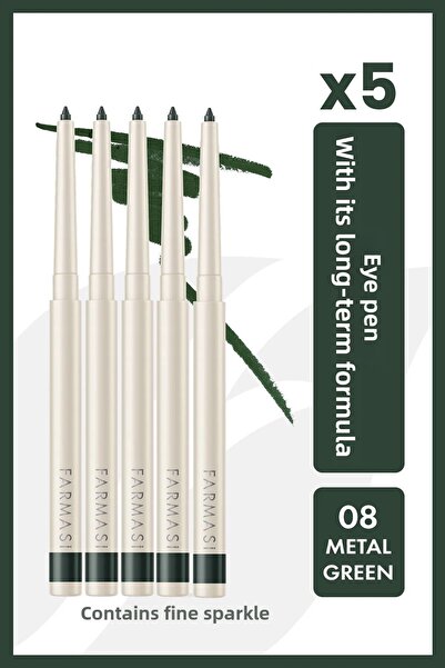 Farmasi 5'Li Elevator Eye Castle 08 Metalgreen