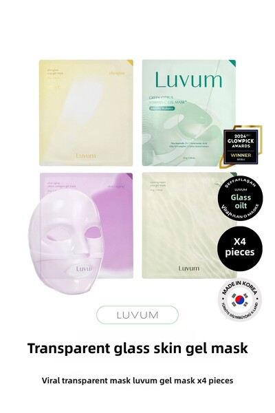 LUVUM مجموعة قناع كوري شفاف قناع جل لوفوم