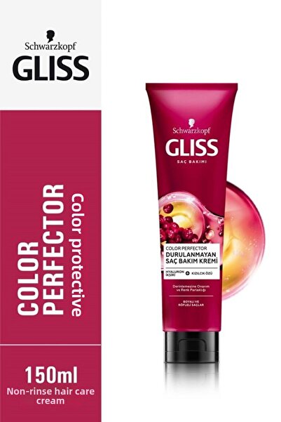 Gliss Color Perfector Color Protective Hair Care Cream - 150 Ml with Hyaluron...