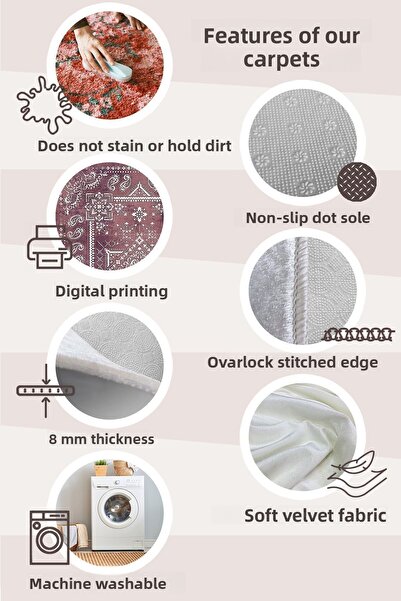 ALAADDİN CARPET Macoroni Λευκό Σετ με 2 Χαλιά Μπάνιου, Πατάκι 100% Φυσικό Βαμβάκι