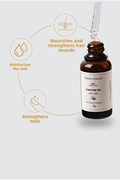 Bade Natural 30 Ml 100% Pure Castor Oil - Cold Pressed
