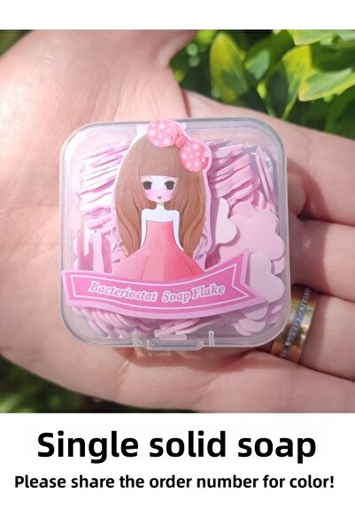 madamina عبوة واحدة مكونة من 100 ورقة صابون ورقي صغير معطر ومطهر لليدين