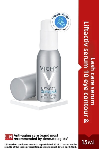 Vichy Liftactiv Supreme - Ser pentru îngrijirea ochilor și genelor, antirid, ...