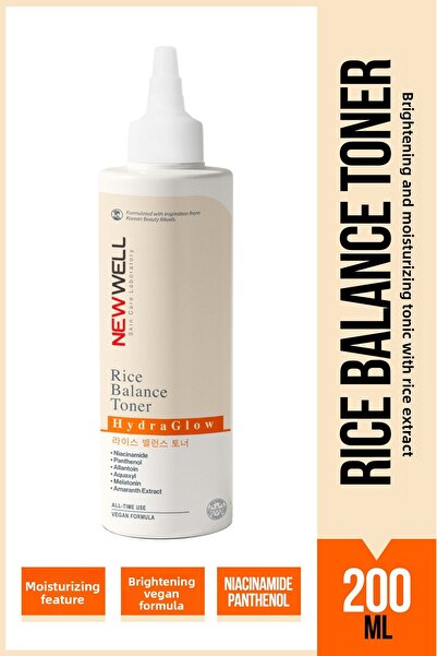 New Well تونر رايس بالانس تونر مرطب ومفتح بخلاصة الأرز 200 مل
