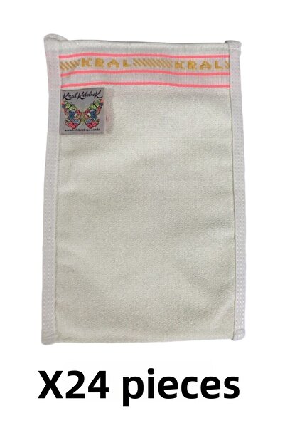 Kelebek Kese حقيبة حمام بيضاء سميكة للغاية ومتينة للغاية 24 قطعة