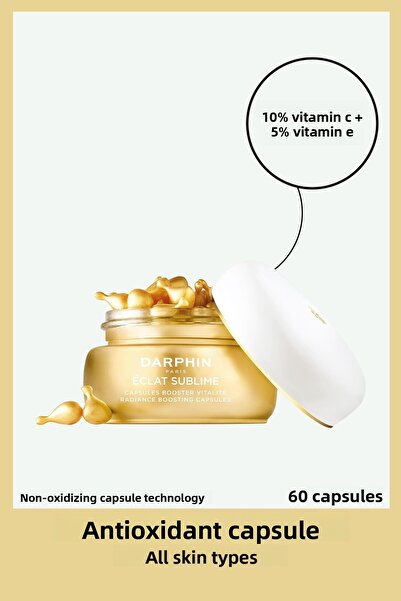 Darphin Eclat Sublime - Vitamin C and E 10%-50% Antioxidant Capsules Set of 60