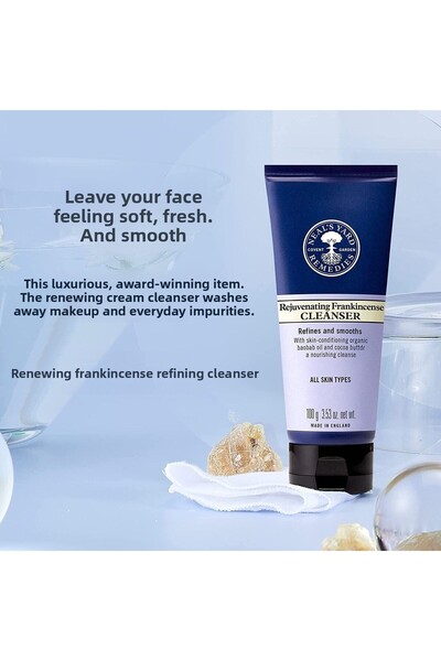 Neals Yard Remedies منظف منعش من اللبان - جل منعش ومنقي 100 جرام لتنظيف الوجه