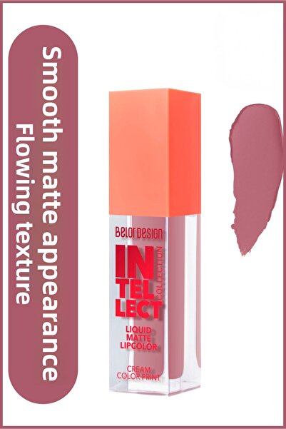 Belor Design Intellect Liquid Lipstick No:4 Cofee Break