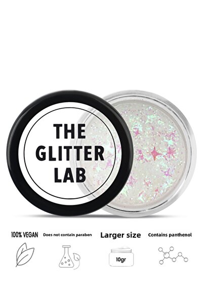 The Glitter Lab جل لامع لامع - طول أبيض