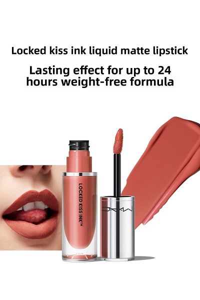 M.A.C Locked Kiss Ink 24hr Liquid Matte Lipstick - Meticulous - 4ml -773602646005