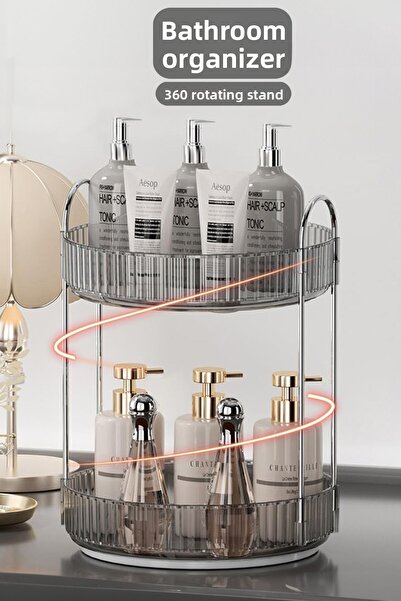 Meleni Home 360 Degree Rotating Bath Organizer, Shampoo, Jewelry and Makeup O...