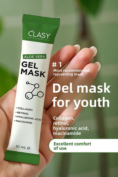 Clasy Care Aloevera Gel Mask - Rejuvenating Gel Mask