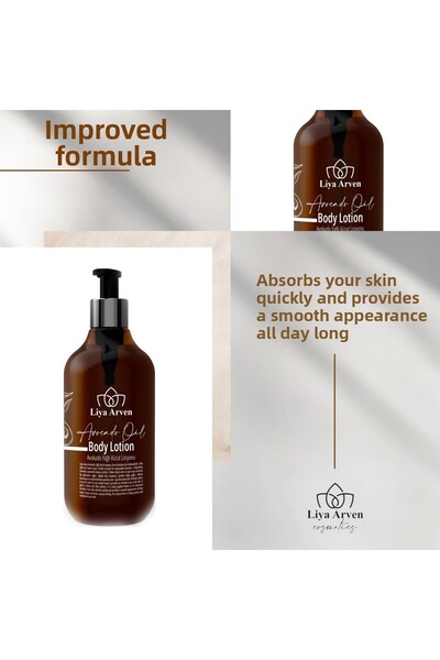 Liya Arven Avocado Body Lotion with Moisturizing Effect - 500ml