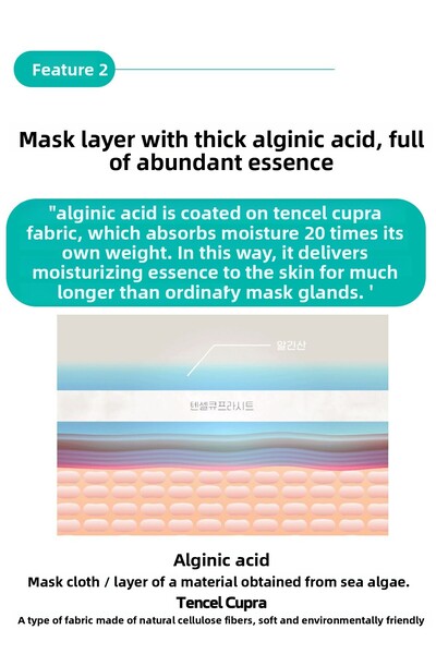 Shionle Pore ​​Firming Lamınasi Korean Triple Paper Mask Containing Collagen