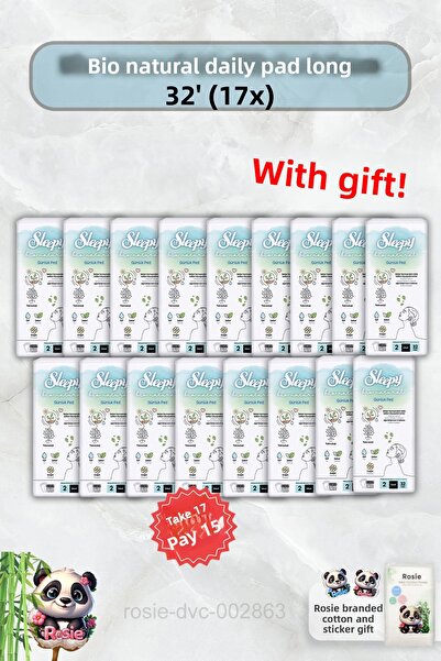 Sleepy 32 بوصة من Bio Natural اشترِ 17 واحصل على 15 يومًا من الوسادة اليومية ...