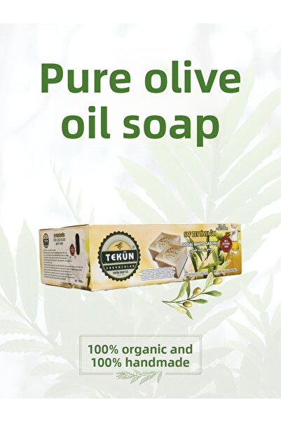 TEKÜN SABUN 1900 جرام من صابون الكنيسة العضوي بزيت الزيتون النقي