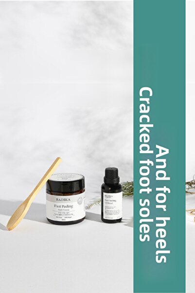 Radika Aromaterapi مقشر للقدمين ملح إبسوم مضاد للتشققات 100 جرام