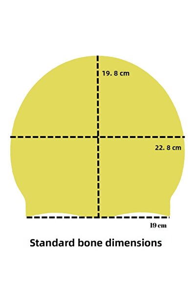 İKAVİ Silicone Bonnet High Quality Pool And Sea Swimmer Cap