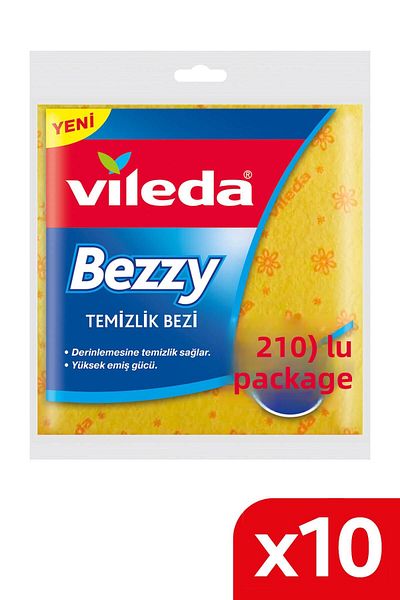 Vileda 10 Pack of 10 Bezzy Kitchen Diapers