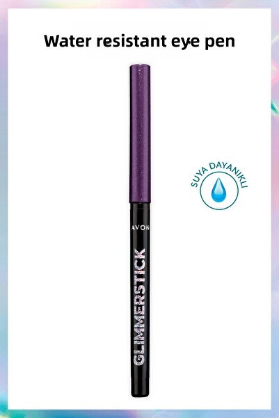 AVON قلم تحديد العيون من جليمر ستيكس شيمر ليفت مقاوم للماء، جمشت