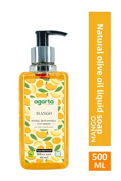 Agarta صابون سائل طبيعي بالمانجو 500 مل