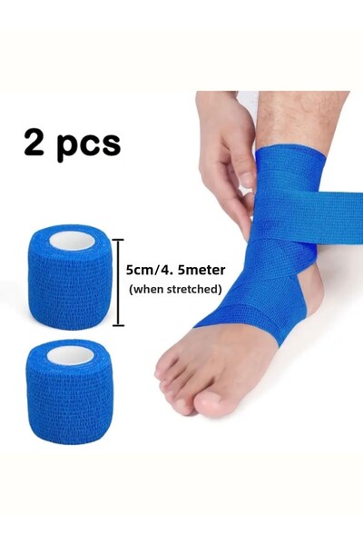 NutraBella Αδιάβροχη ταινία Coban Bandage 5*4,5 cm 2 τεμάχια για αθλήματα και...