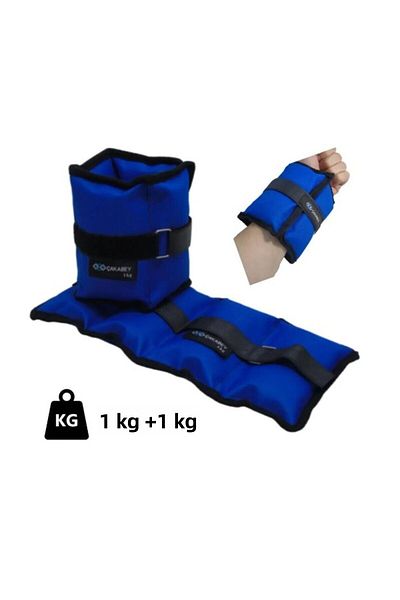 DSport Hand Foot Ankle Weight 1 kg 1 kg 2 Pieces Dark Blue