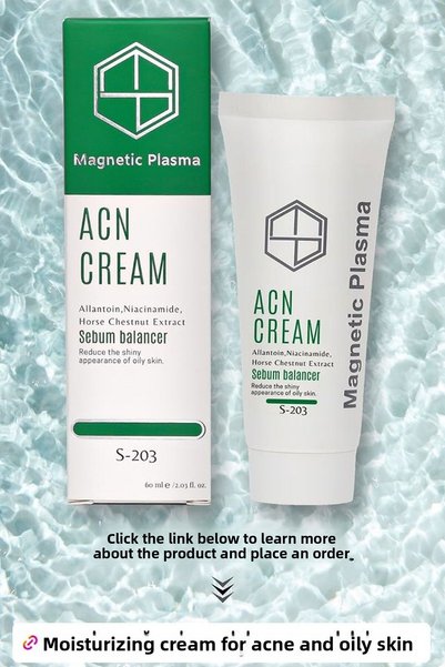 MAGNETİC PLASMA Moisturizing Cream for Acne, Acne and Oily Skin - 60ml