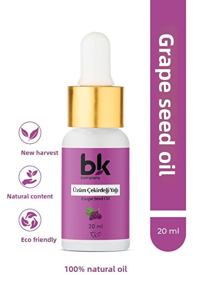 BK COMPANY Grape Seed Oil 100% Pure Powerful Antioxidant Protection, Deeply M...