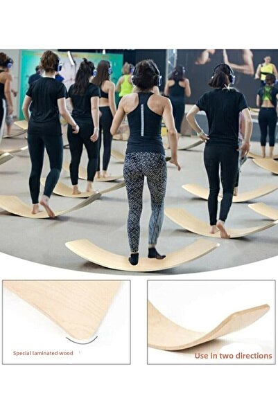 Evnalia مونتيسوري اليوغا ممارسة التوازن مجلس التوازن لعبة خشبية طبيعية نموذج ...