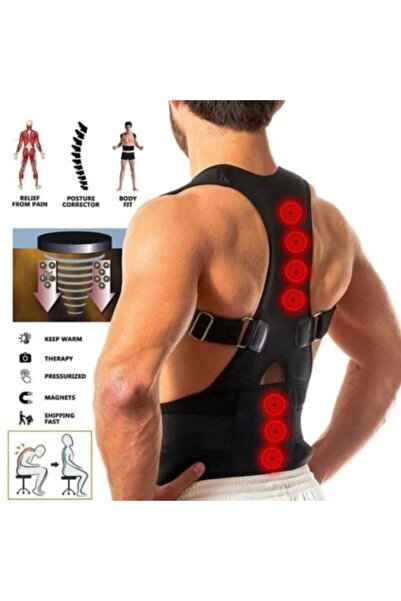 3 Corset sport magnetic pentru postură verticală, talie, umăr, anti-bucurătoa...