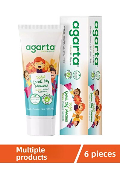 Agarta معجون أسنان للأطفال 6x75 مل
