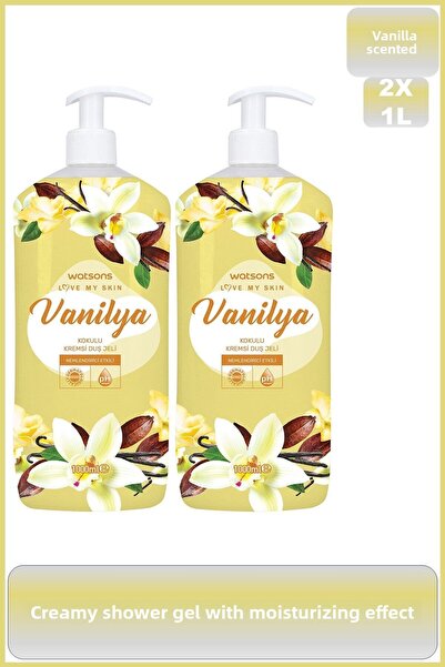Watsons Vanilla Flavored Creamy Shower Gel 1000 ml X2 Pieces