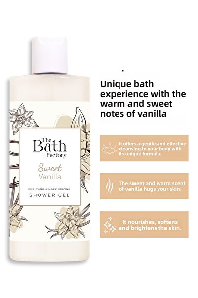 THE BATH FACTORY جل استحمام بالفانيليا 400 مل