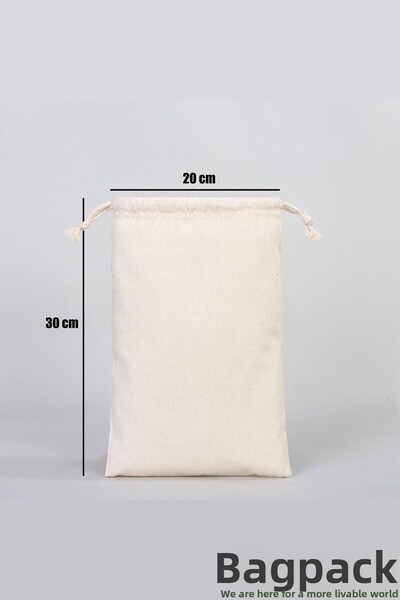 ÇANTAPAK Raw Cloth Pouch/Bag/Organizer 20x30 (3 Pieces)
