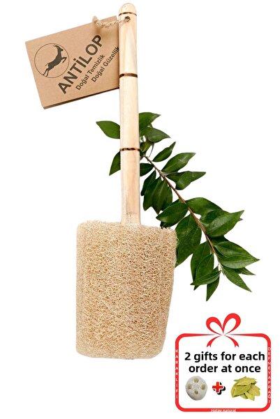 Antilop حقيبة ظهر من ألياف اليقطين بمقبض خشبي